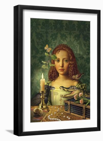 Portrait of a Girl-Dan Craig-Framed Giclee Print