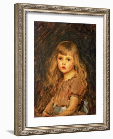 Portrait of a Girl-John William Waterhouse-Framed Giclee Print