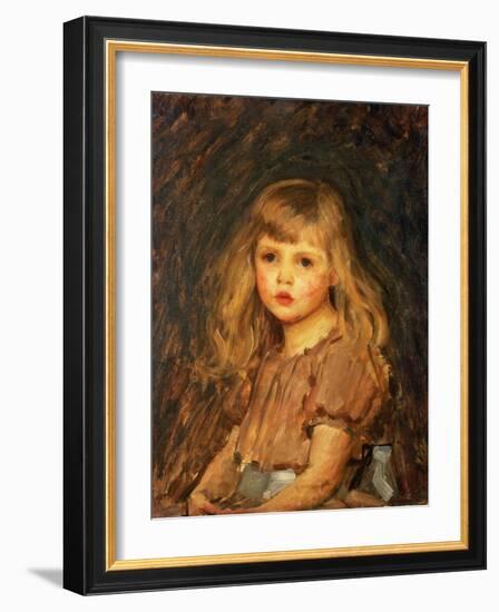 Portrait of a Girl-John William Waterhouse-Framed Giclee Print