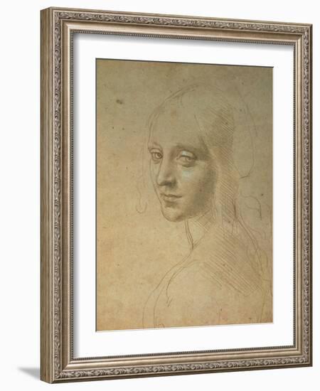 Portrait of a Girl-Leonardo da Vinci-Framed Giclee Print