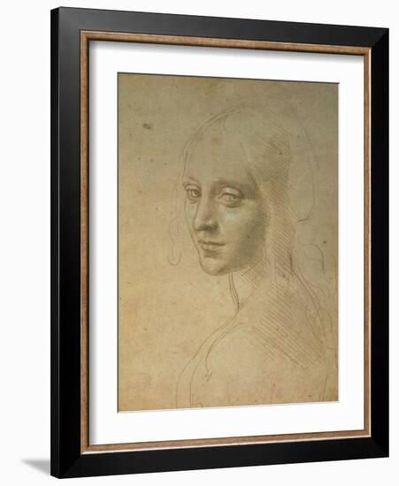 Portrait of a Girl-Leonardo da Vinci-Framed Giclee Print