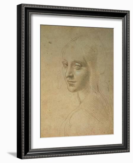 Portrait of a Girl-Leonardo da Vinci-Framed Giclee Print