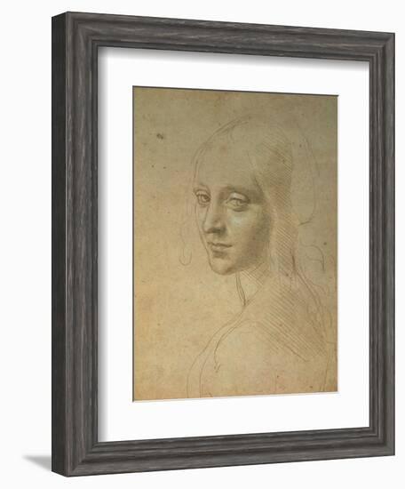 Portrait of a Girl-Leonardo da Vinci-Framed Giclee Print