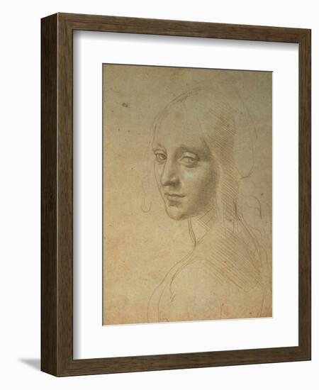 Portrait of a Girl-Leonardo da Vinci-Framed Giclee Print