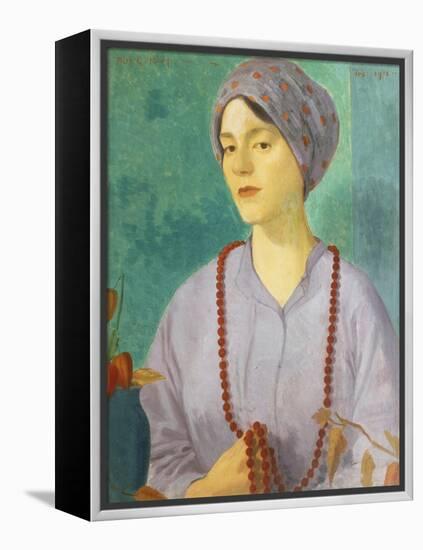 Portrait of a Girl-Mark Gertler-Framed Premier Image Canvas