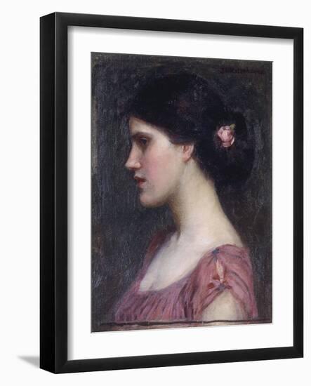 Portrait of a Girl-John William Waterhouse-Framed Giclee Print