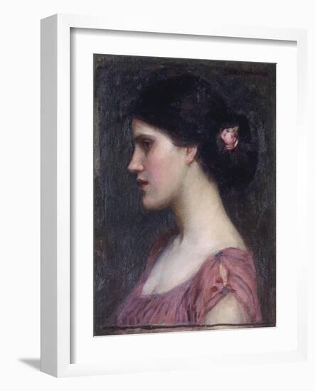 Portrait of a Girl-John William Waterhouse-Framed Giclee Print