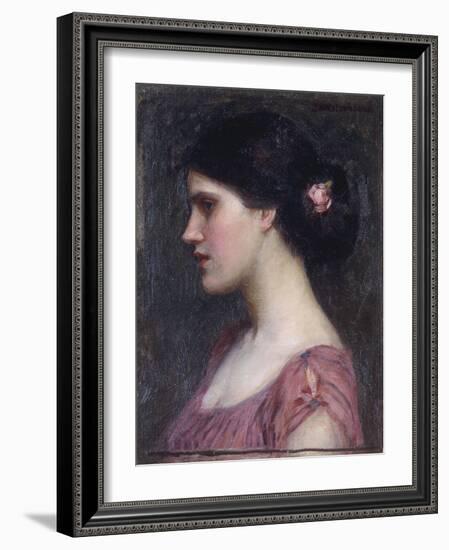 Portrait of a Girl-John William Waterhouse-Framed Giclee Print