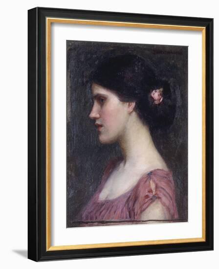 Portrait of a Girl-John William Waterhouse-Framed Giclee Print