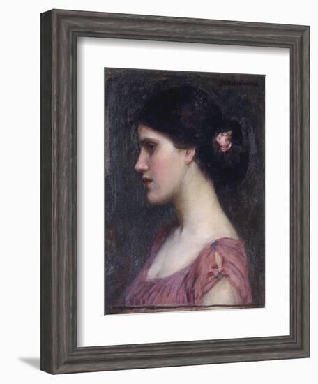 Portrait of a Girl-John William Waterhouse-Framed Giclee Print