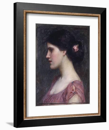 Portrait of a Girl-John William Waterhouse-Framed Giclee Print