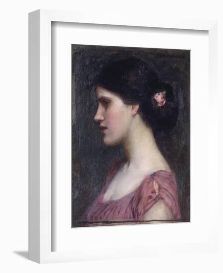 Portrait of a Girl-John William Waterhouse-Framed Giclee Print