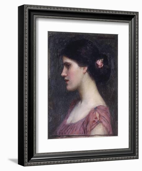 Portrait of a Girl-John William Waterhouse-Framed Giclee Print