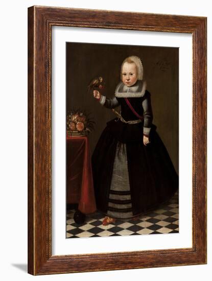 Portrait of a Girl-French-Framed Giclee Print