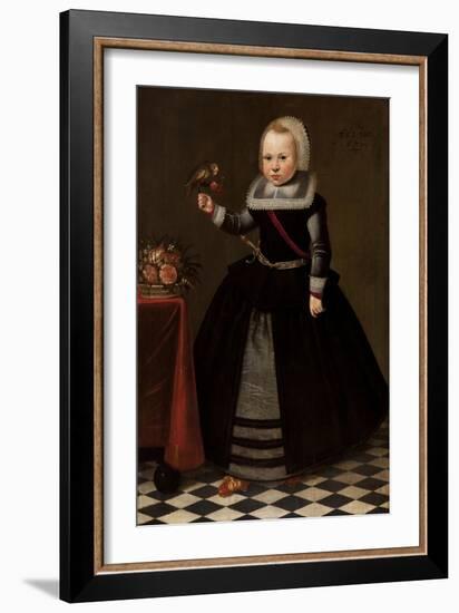 Portrait of a Girl-French-Framed Giclee Print