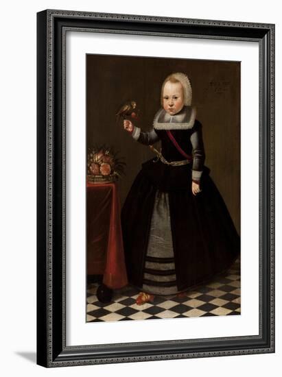 Portrait of a Girl-French-Framed Giclee Print