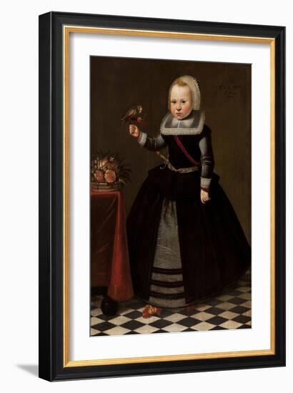 Portrait of a Girl-French-Framed Giclee Print