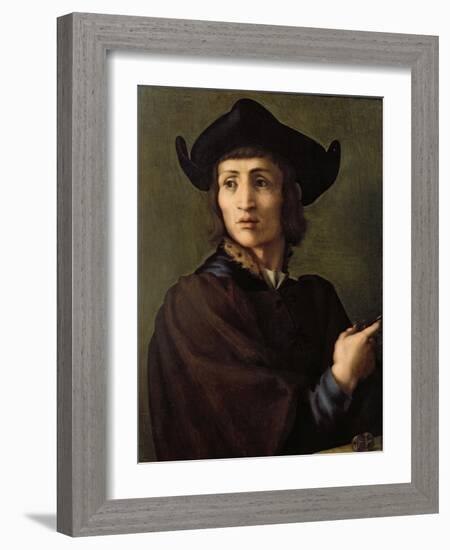 Portrait of a Goldsmith-Jacopo da Carucci Pontormo-Framed Giclee Print