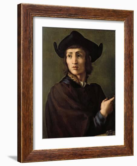 Portrait of a Goldsmith-Jacopo da Carucci Pontormo-Framed Giclee Print