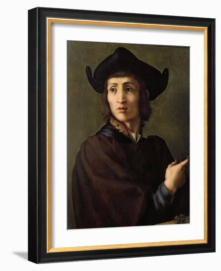 Portrait of a Goldsmith-Jacopo da Carucci Pontormo-Framed Giclee Print