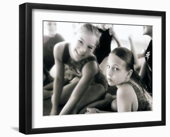 Portrait of a Group of Female Gymnasts-null-Framed Photographic Print