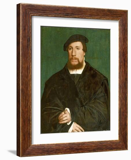 Portrait of a Hanseatic Merchant, 1538-Hans Holbein the Younger-Framed Giclee Print