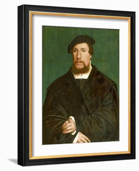 Portrait of a Hanseatic Merchant, 1538-Hans Holbein the Younger-Framed Giclee Print