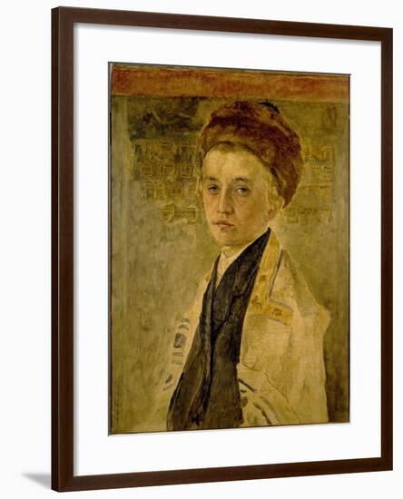 Portrait of a Jewish Boy-Isidor Kaufmann-Framed Giclee Print