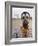 Portrait of a Karo Tribesman, Lower Omo Valley, Ethiopia-Gavin Hellier-Framed Photographic Print