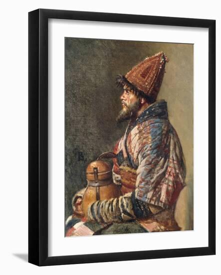 Portrait of a Kirgiz Man-Vasilij Vereshchagin-Framed Giclee Print