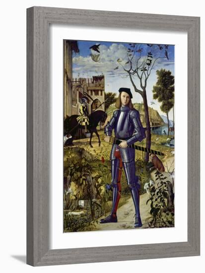 Portrait of a Knight, 1510-Vittore Carpaccio-Framed Giclee Print