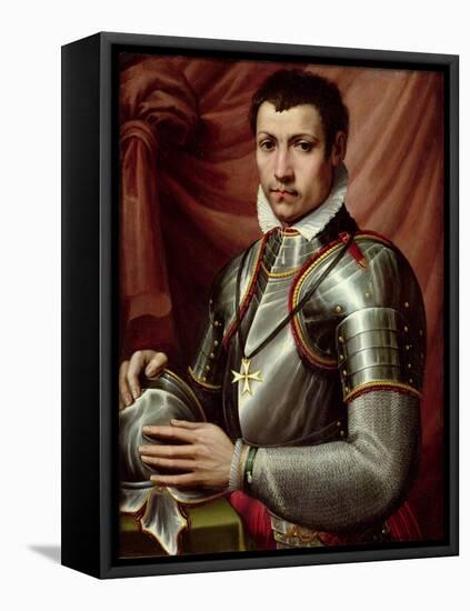 Portrait of a Knight of the Order of St. Stephen-Michele Di Ridolfo Tosini-Framed Premier Image Canvas