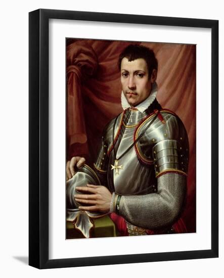 Portrait of a Knight of the Order of St. Stephen-Michele Di Ridolfo Tosini-Framed Giclee Print