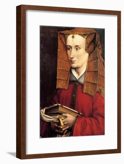 Portrait of a Lady, 1530S-1540S-Jacques Daret-Framed Giclee Print