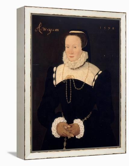 Portrait of a Lady, 1575-Cornelis Ketel-Framed Premier Image Canvas