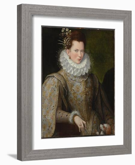 Portrait of a Lady, 1590s-Lavinia Fontana-Framed Giclee Print