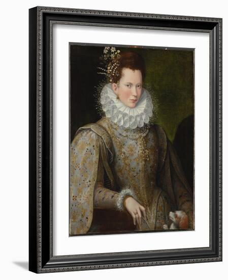 Portrait of a Lady, 1590s-Lavinia Fontana-Framed Giclee Print