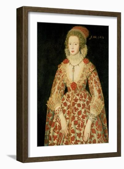 Portrait of a Lady, 1619-Marcus Gheeraerts-Framed Giclee Print