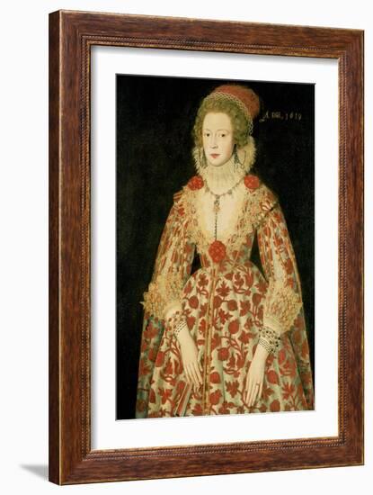 Portrait of a Lady, 1619-Marcus Gheeraerts-Framed Giclee Print