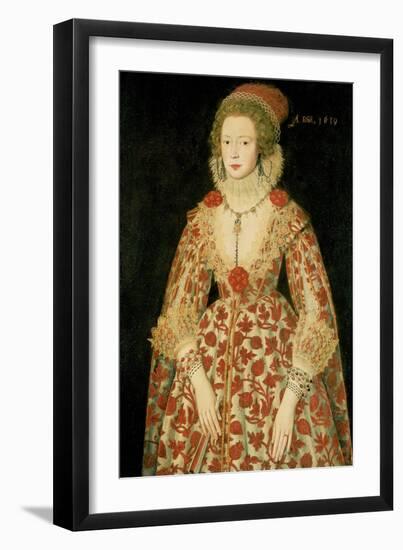 Portrait of a Lady, 1619-Marcus Gheeraerts-Framed Giclee Print