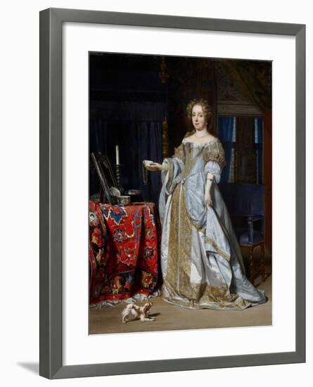 Portrait of a Lady, 1667-Gabriel Metsu-Framed Giclee Print