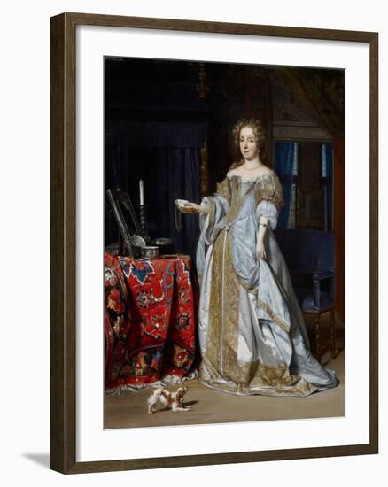 Portrait of a Lady, 1667-Gabriel Metsu-Framed Giclee Print