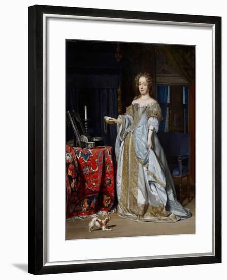 Portrait of a Lady, 1667-Gabriel Metsu-Framed Giclee Print