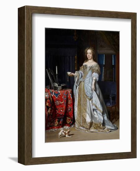 Portrait of a Lady, 1667-Gabriel Metsu-Framed Giclee Print