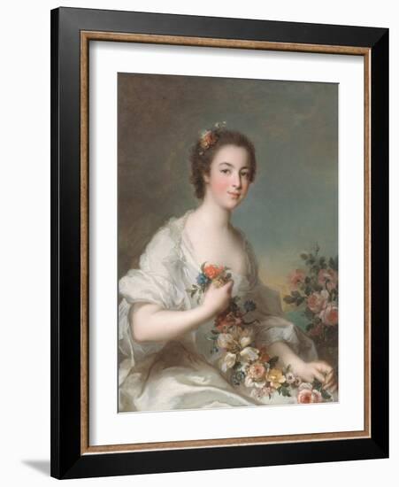 Portrait of a Lady, 1738-Jean-Marc Nattier-Framed Giclee Print