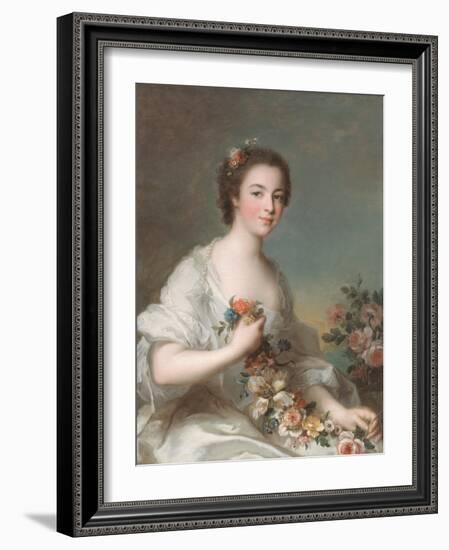 Portrait of a Lady, 1738-Jean-Marc Nattier-Framed Giclee Print