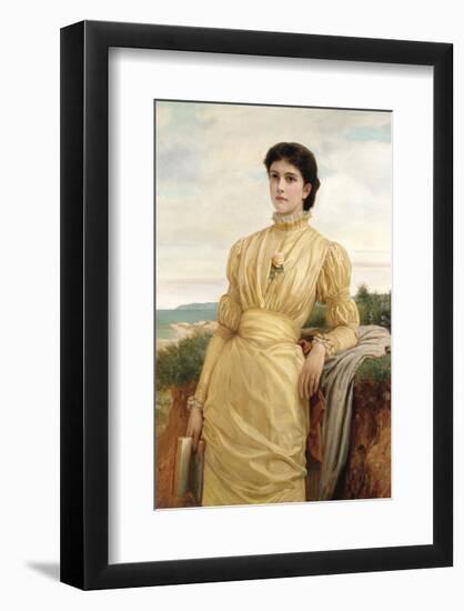 Portrait of a Lady, 1870-Charles Edward Perugini-Framed Premium Giclee Print