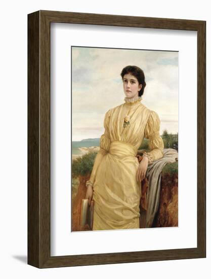 Portrait of a Lady, 1870-Charles Edward Perugini-Framed Premium Giclee Print