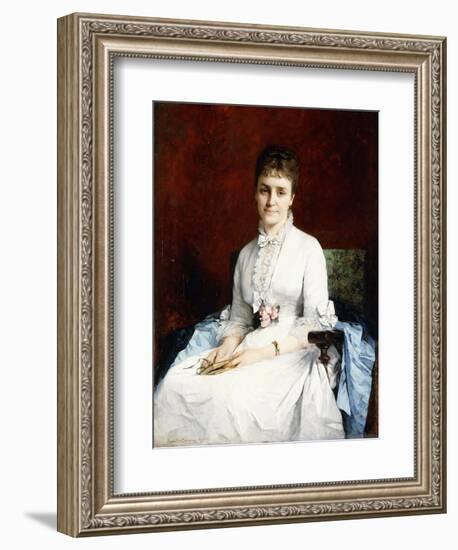 Portrait of a Lady, 1877-Henriette Browne-Framed Giclee Print