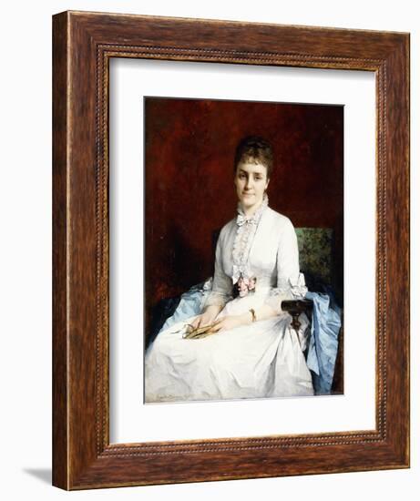 Portrait of a Lady, 1877-Henriette Browne-Framed Giclee Print